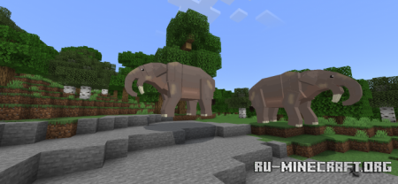Скачать Animals of the Past Addon для Minecraft PE 1.19