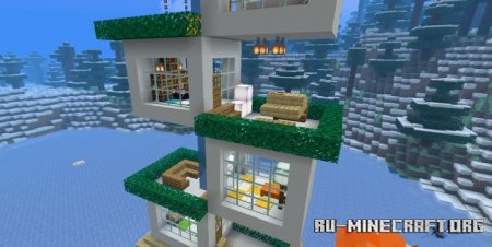 ������� Block Modern Mansion by GamexGP107HD ��� Minecraft PE