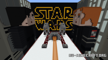 ������� STAR WARS : The Battle Of Crait (Hide & Seek + PVP) ��� Minecraft PE