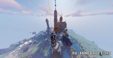  Cathedral complex on a Mountai  Minecraft