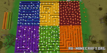 ������� Rainbow Maze by pathisgamer ��� Minecraft