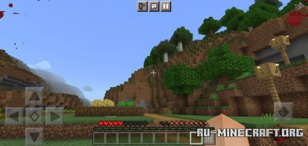  Screen Effect Blood  Minecraft PE 1.19