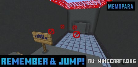 ������� Memopara - Memory Parkour ��� Minecraft PE