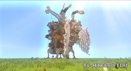 Скачать Howl's Moving Castle (Map) для Minecraft PE