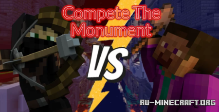  Compete The Monument (Race for the wool)  Minecraft