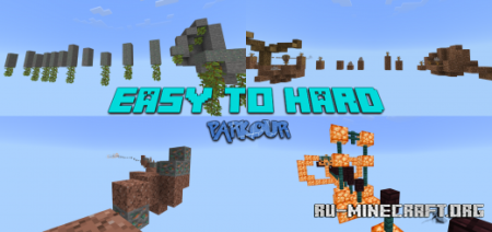������� Easy to Hard Parkour 4 By Minikraft ��� Minecraft PE