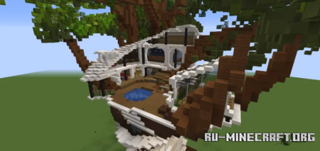  Modern Tree House by DenysZera  Minecraft