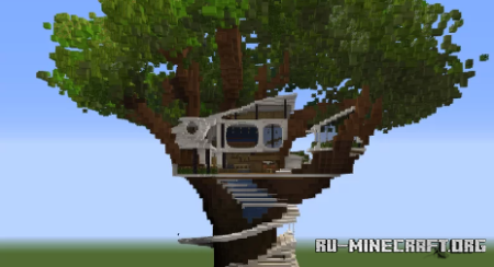  Modern Tree House by DenysZera  Minecraft