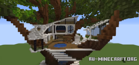  Modern Tree House by DenysZera  Minecraft