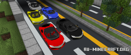 Скачать Ferrari SF90 Stradale для Minecraft PE 1.19