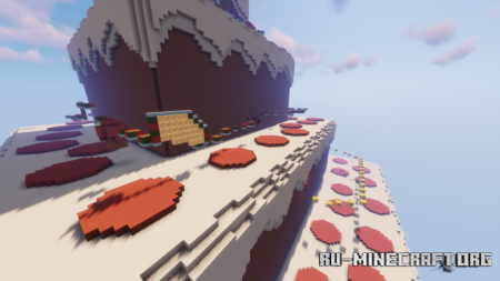 Скачать Large Cake Parkour для Minecraft PE