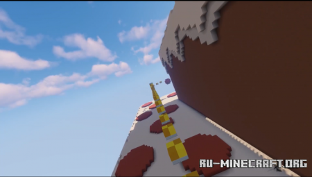 Скачать Large Cake Parkour для Minecraft PE