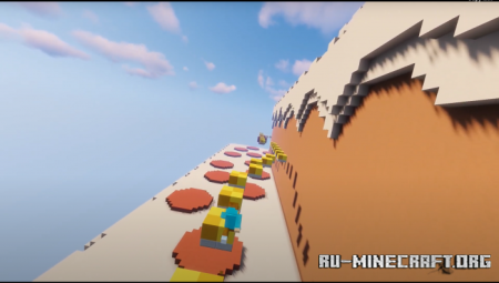 Скачать Large Cake Parkour для Minecraft PE