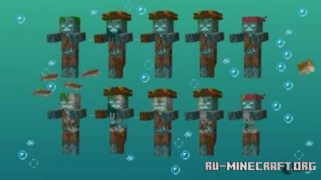 Скачать Улучшенные мобы от Max для Minecraft PE 1.19