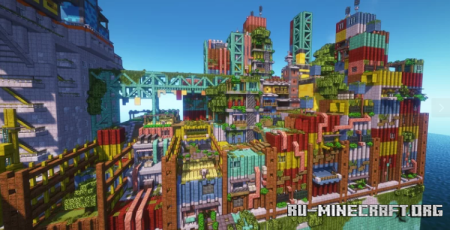 ������� Settlement of abandoned container ships by curasunaya ��� Minecraft