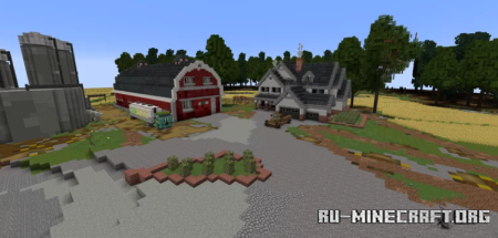 ������� Pennsylvania farm w. vehicles - Stage Rd ��� Minecraft