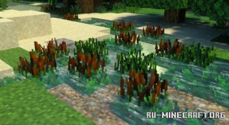 Скачать Улучшенная листва для Minecraft PE 1.19
