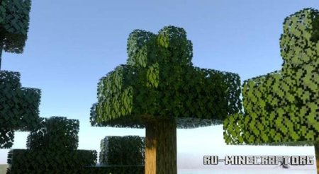Скачать Улучшенная листва для Minecraft PE 1.19