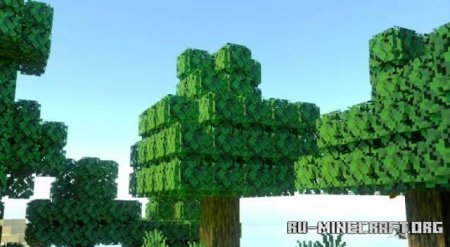 Скачать Улучшенная листва для Minecraft PE 1.19