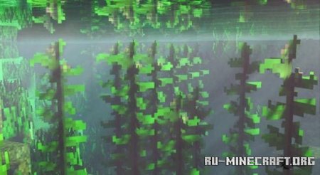 Скачать Улучшенная листва для Minecraft PE 1.19
