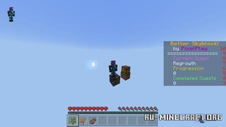 Скачать Обновленный скайблок для Minecraft PE Скачать Обновленный скайблок для Minecraft PE