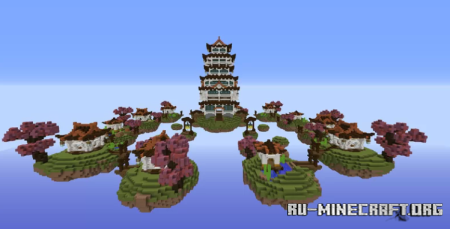  Japan Skywars - Skyblock Map  Minecraft PE