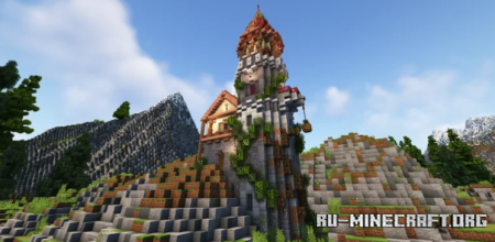  Fantasy-Medieval Watchtower House  Minecraft