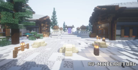 ������� Snow Themed Medieval Hub ��� Minecraft