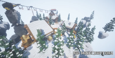 ������� Snow Themed Medieval Hub ��� Minecraft