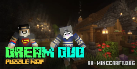 ������� DreamDuo - Two Player Puzzle Map ��� Minecraft
