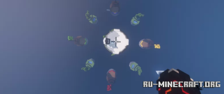 ������� Bedwars Sky Sphere Map by Gaming_AW ��� Minecraft