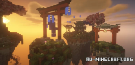  The Sakura Truce - a Four-Sided Bed Wars Map  Minecraft