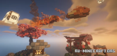  The Sakura Truce - a Four-Sided Bed Wars Map  Minecraft