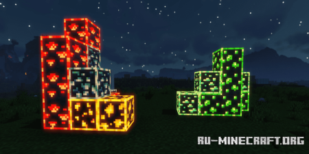 Скачать Better Ore Borders Resource Pack для Minecraft 1.19
