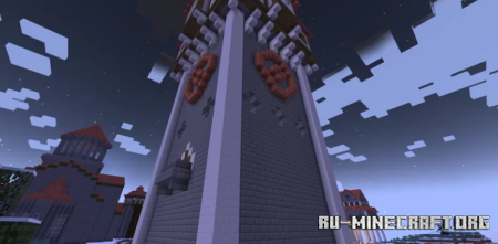  Age of Empires II - North European Fortified Tower  Minecraft