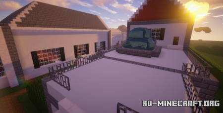  Dual White Country Manison  Minecraft