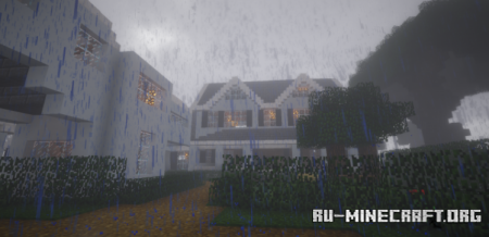  Dual White Country Manison  Minecraft