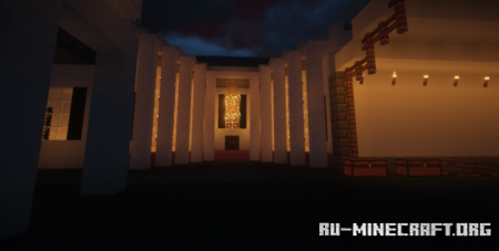  Dual White Country Manison  Minecraft
