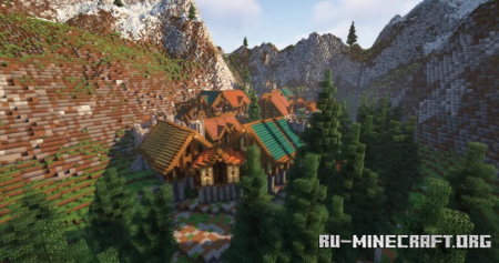 ������� The Moutains Village by IloChampDeBle ��� Minecraft