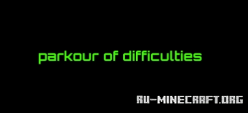 ������� parkour of difficulties ��� Minecraft PE
