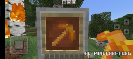 Скачать Пламенное оружие для Minecraft PE 1.19