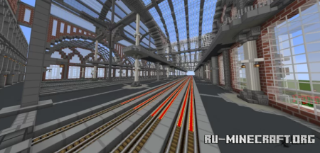 Скачать Meriland Train Station для Minecraft