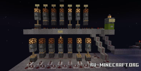 ������� Serial Bit-Stream Full-Adder ��� Minecraft