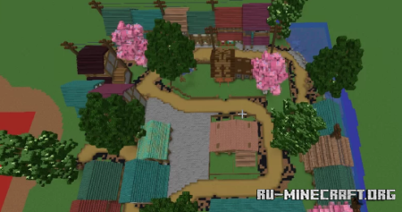  Small town by AspectOverthrow  Minecraft