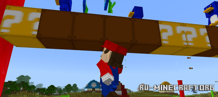 Скачать Мир Марио для Minecraft PE 1.19