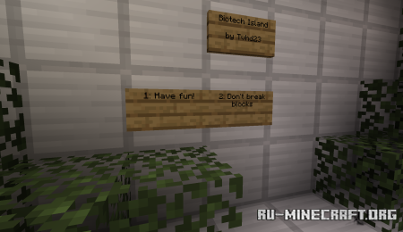 ������� Biotech Island by Tvhd23 ��� Minecraft