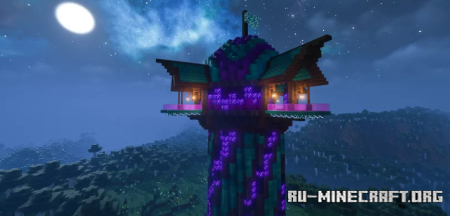  Mystical Wizard's Tower  Minecraft