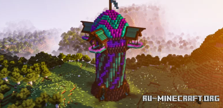  Mystical Wizard's Tower  Minecraft