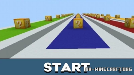 ������� lucky block race by MaxPower123 ��� Minecraft