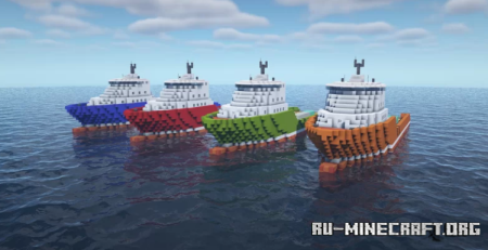  77m Offshore Support Vessel  Minecraft
